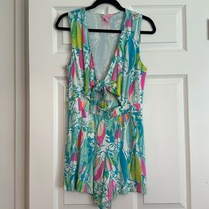 Lilly Pulitzer cut out short Romper